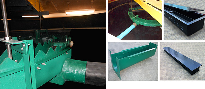 FRP Weirs and Scum Baffles